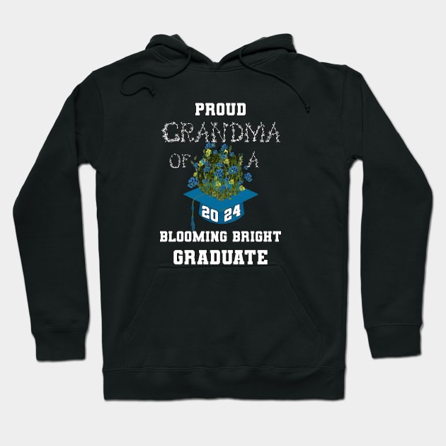 Proud Grandma of A 2024 Graduate Hoodie by tamdevo1